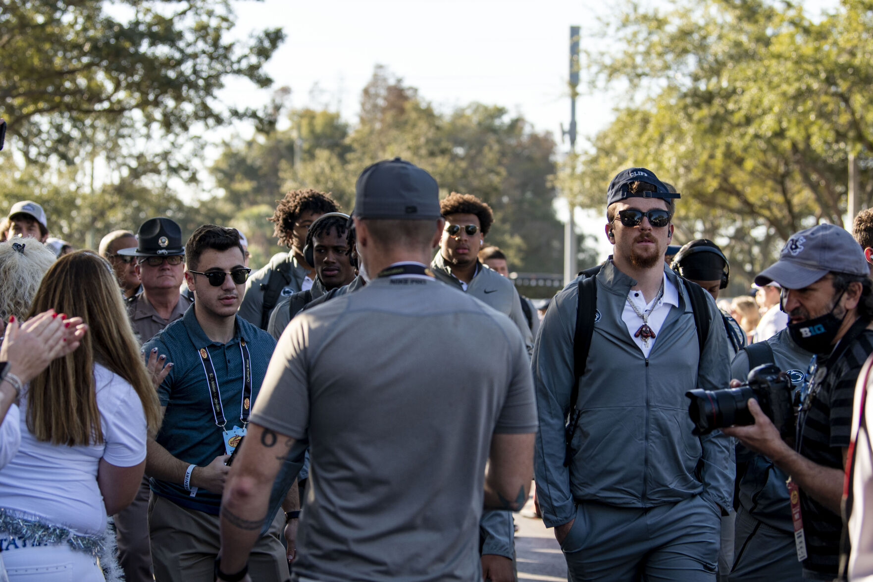 Outback Bowl 2022, team arrival